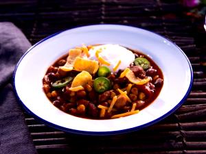 1 Serving Four Bean Chili, Rts