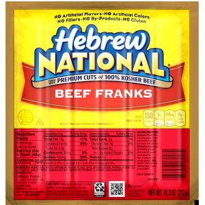 1 Serving Frankfur, Beef, Fat Free (Hot Dog, Wiener)