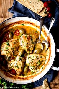 1 Serving Free Range Chicken Breast Provencal