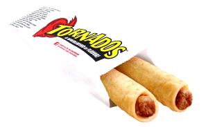 1 Serving French Toast & Sausage Tornados