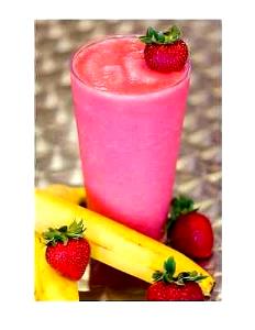 1 serving Fresh Strawberry Smoothie (24 oz)
