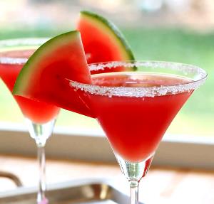 1 serving Fresh Watermelon Martini