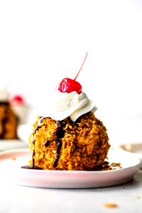 1 Serving Fried Ice Cream; Chocolate