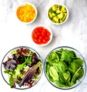 1 serving Fried Chicken Salad (Regular)