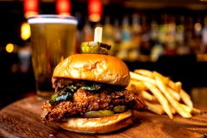 1 Serving Fried Louie Burger