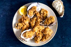 1 Serving Fried Oysters For Dinner