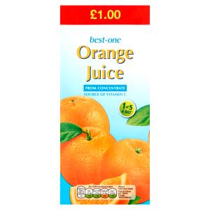 1 Serving From Concentrate Orange Juice