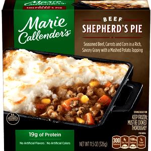 1 Serving Frozen Food Pie Beef Shepherds
