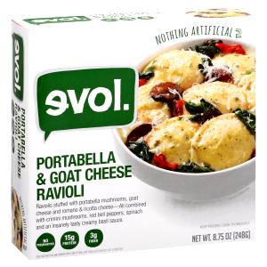 1 Serving Frozen Food Portobello Mushroom Ravioli