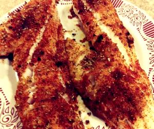1 Serving Frozen Walleye-Broiled For Lunch