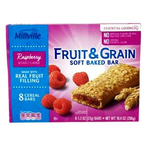1 Serving Fruit And Grain Bar - Raspberry