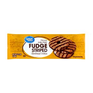1 Serving Fudge Striped Shortbread Cookies