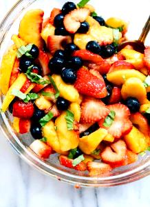 1 Serving Full Fresh Fruit Cup - Small Hand-Tossed Salad