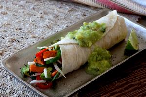 1 Serving Garden Fresh Burrito - Special Request Less Oil