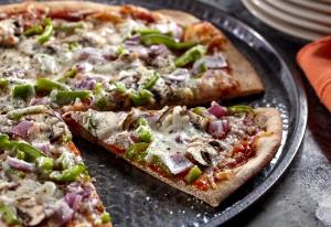 1 Serving Garden Veggie Sprouted Whole Wheat Thin Crust Pizza
