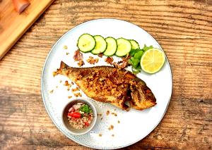 1 Serving Garlic Fish-Fri