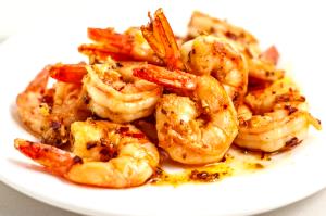 1 serving Garlic-Ginger Shrimp & Coconut Risotto
