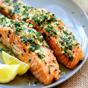 1 serving Garlic Herb Salmon