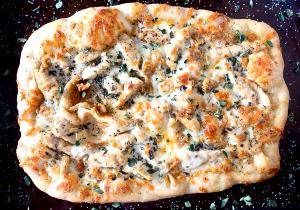 1 Serving Garlicky Chicken Pizza (Large)