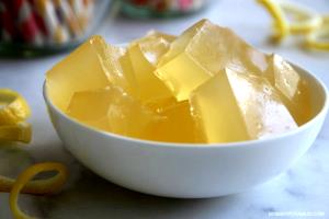 1 Serving Gelatin Dessert - Lemon