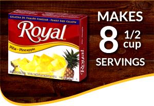 1 Serving Gelatin Snack, Real Chunks Of Pineapple İn Tropical Frusion, Sugar Free