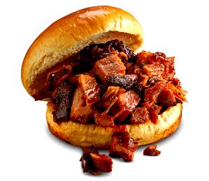 1 Serving Georgia Chopped Pork Sandwich (Lunch Portion) - Special Request No Pickles