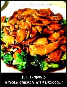 1 serving Ginger Chicken with Broccoli
