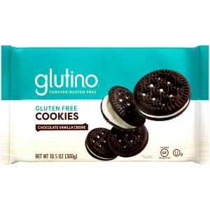 1 Serving Gluten Free Chocolate Vanilla Creme Cookies