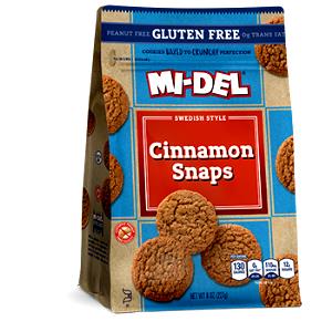 1 Serving Gluten Free Cinnamon Snaps Cookies