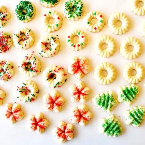 1 Serving Gluten Free Cookies - Sugar Free Vanilla Spritz Cookies