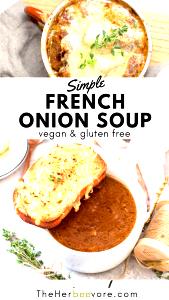 1 Serving Gluten Free Vegetarian Soup Base - French Onion Vegetable Medley