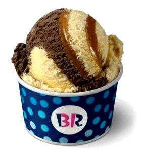 1 Serving Gold Medal Ribbon Ice Cream - 2.5 Oz Scoop