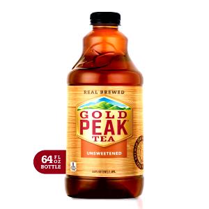 1 Serving Gold Peak Un-Sweetened Black Tea 16 Oz
