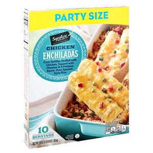 1 Serving Gourmet Club Chicken Enchiladas