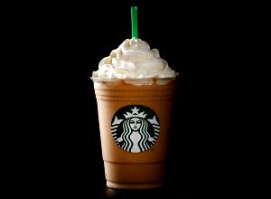 1 Serving Grande - Caffe Vanilla Frappuccino Blended Coffee - No Whip - Nonfat Milk
