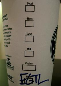 1 Serving Grande - Coffee Of The Week - Soy (CD) Milk