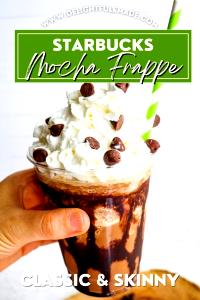 1 Serving Grande - Mint Mocha Chip Frappuccino Light Blended Coffee - No Whip - Whole Milk