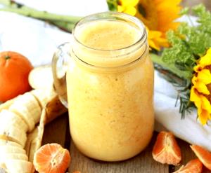 1 Serving Grande - Orange Mango Banana Blend - Nonfat Milk