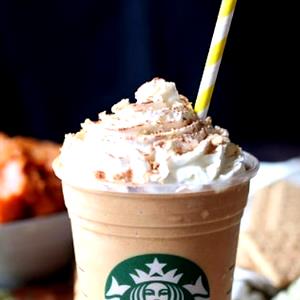 1 Serving Grande - Pumpkin Spice Frappuccino Blended Creme - No Whip - Soy (US) Milk