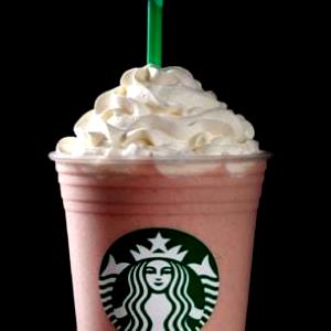 1 Serving Grande - Strawberries & Creme Frappuccino Blended Creme - No Whip - Soy (CD) Milk