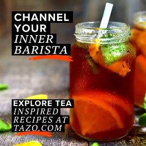 1 Serving Grande - Tazo Black Shaken Iced Tea - Soy (US) Milk