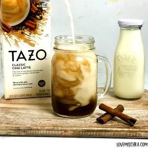 1 Serving Grande - Tazo Chai Iced Tea Latte - Nonfat Milk