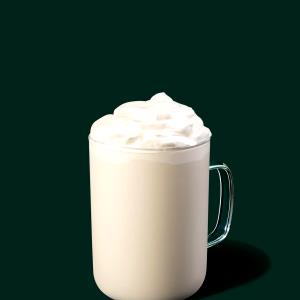 1 Serving Grande - White Hot Chocolate - Whip - Nonfat Milk