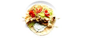 1 serving Greek Chicken Grilled Flatbread (Small)