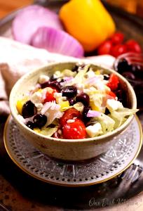 1 Serving Greek Salad - Special Request No Dressing