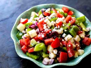 1 serving Greek Side Salad (No Dressing)