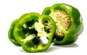 1 Serving Green Bell Pepper 3/8" Strips
