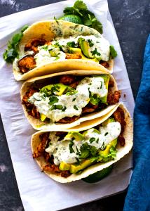 1 Serving Grilled Chicken And Avocado Tacos