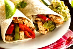 1 Serving Grilled Chicken Fajita Wrap - Special Request 1 Tbs Dressing