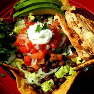 1 serving Grilled Chicken Taco Salad